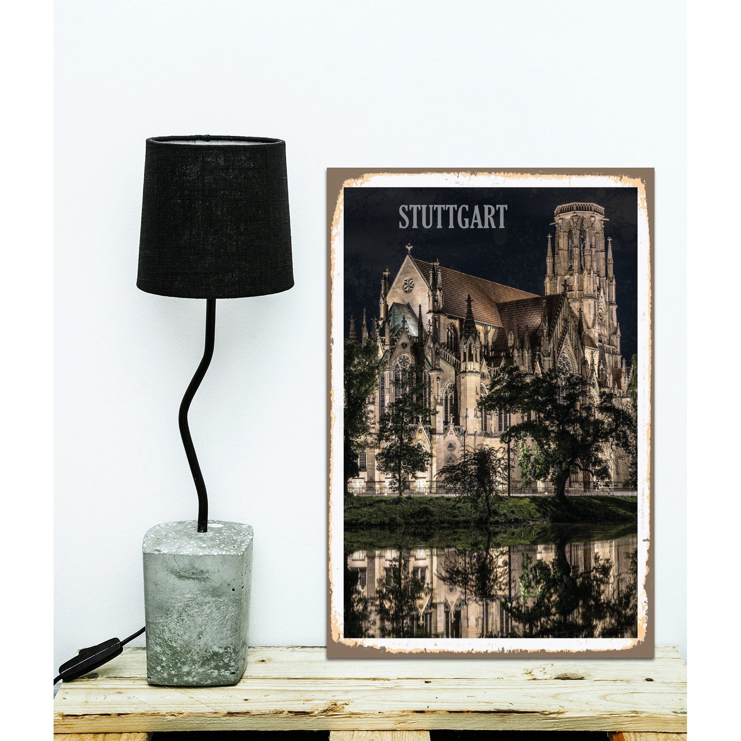 Blechschild - Stuttgart Wohnbeispiel