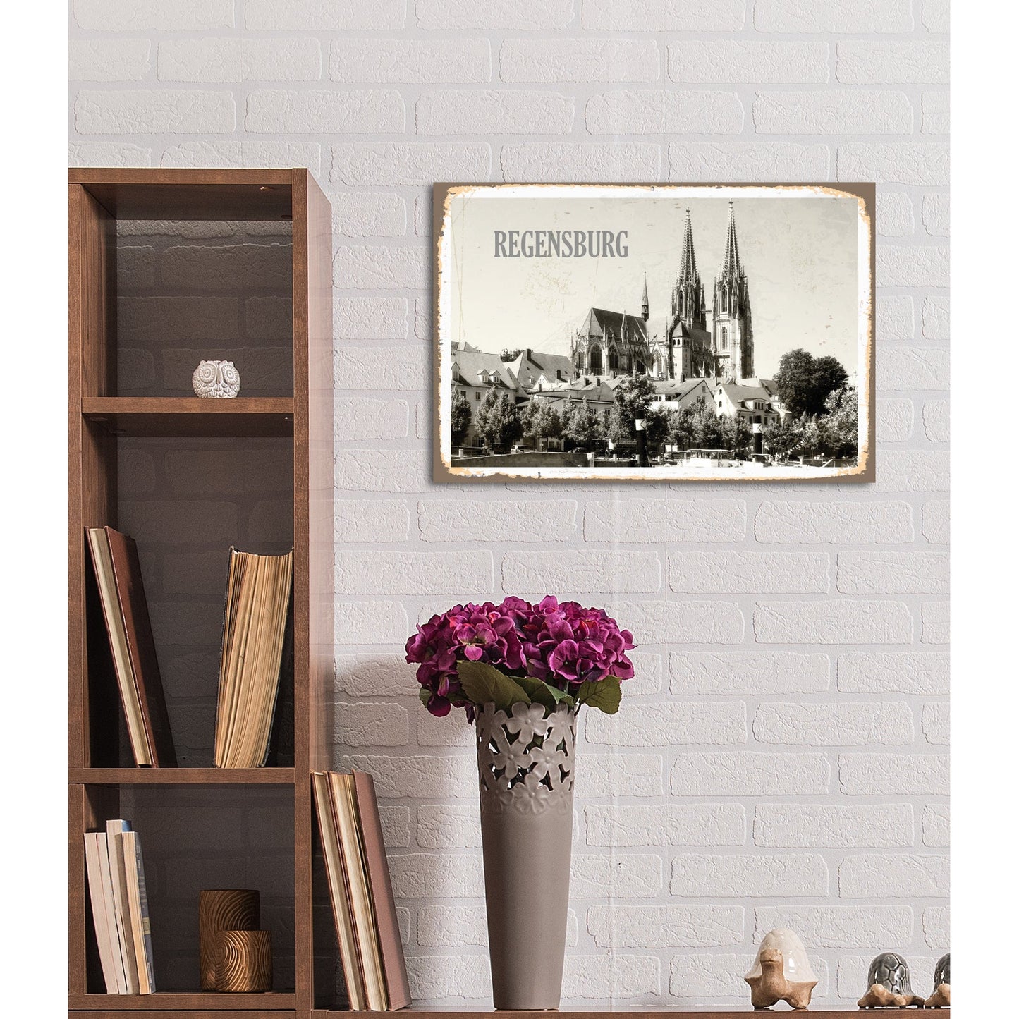 Blechschild - Regensburg Wohnbeispiel