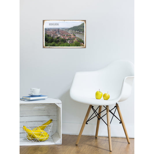 Blechschild - Heidelberg Wohnbeispiel