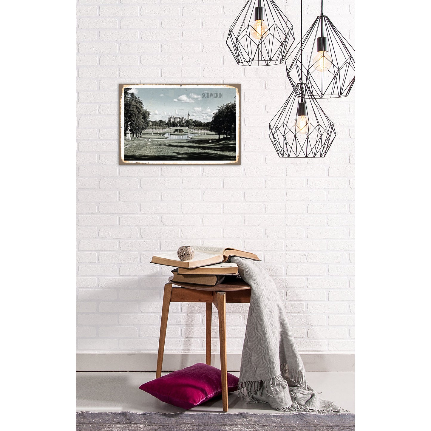 Blechschild - Schwerin Wohnbeispiel