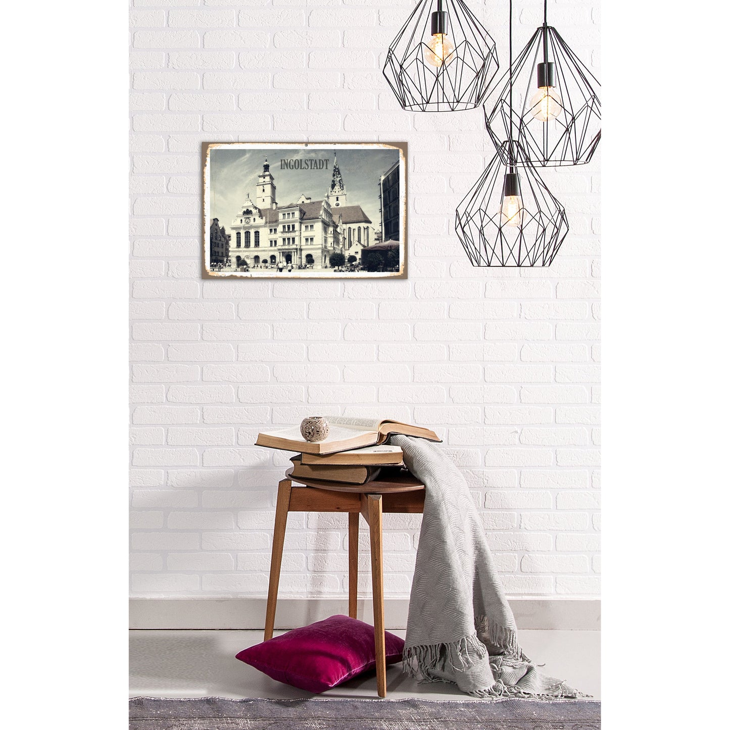 Blechschild - Ingolstadt Wohnbeispiel