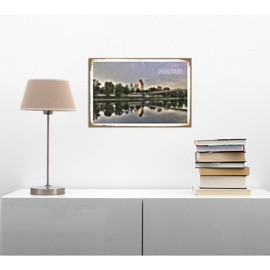 Blechschild - Ingolstadt Wohnbeispiel