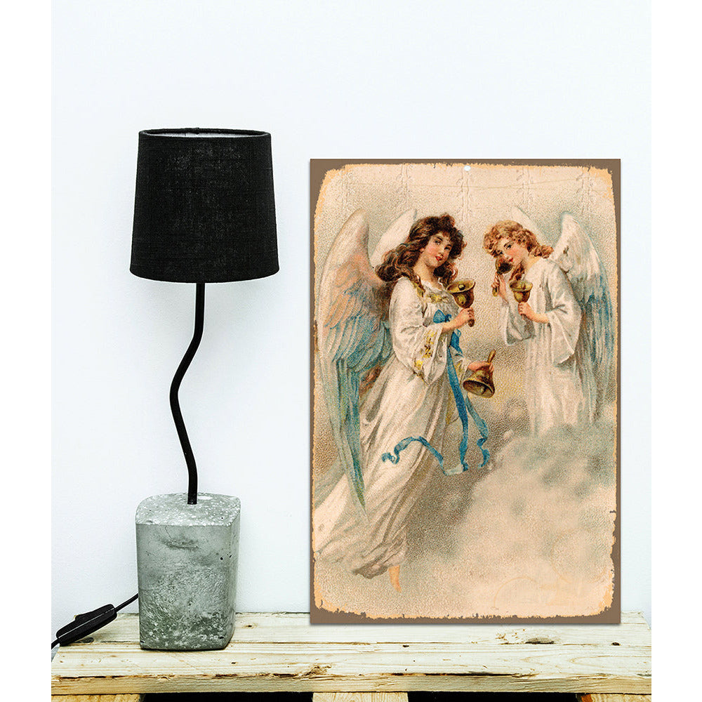 Blechschild - Engel Wohnbeispiel