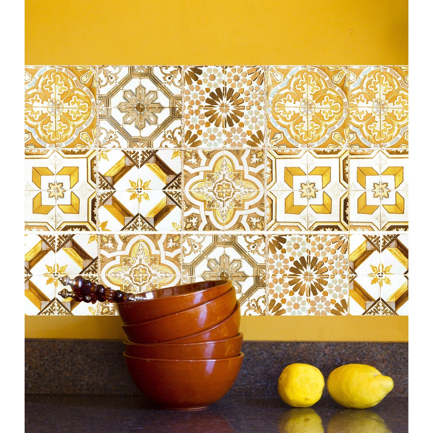 Stickerfliesen - Pyd 12er-Set Wohnbeispiel