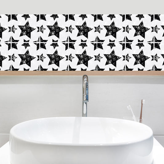 Stickerfliesen - Ieti 12er-Set Wohnbeispiel