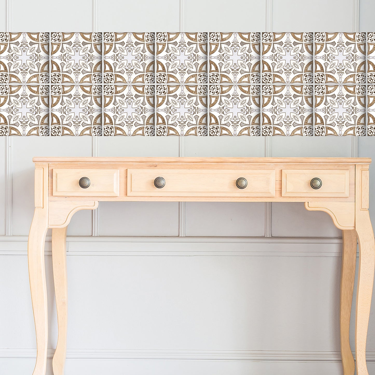 Stickerfliesen - Onwor 12er-Set Wohnbeispiel