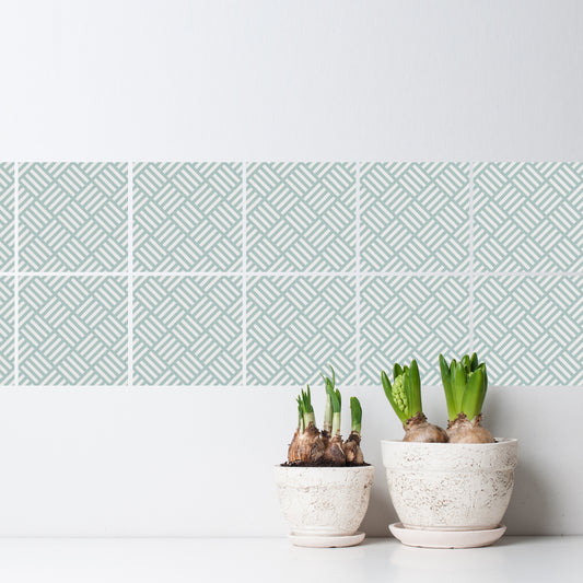 Stickerfliesen - Slate 12er-Set Wohnbeispiel