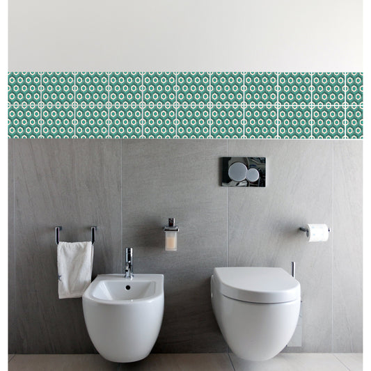 Stickerfliesen - Stana 12er-Set Wohnbeispiel