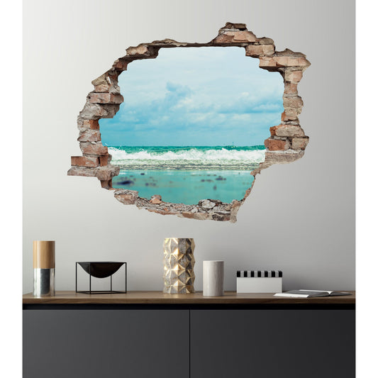 3D-Effekt - Strandfeeling Wohnbeispiel