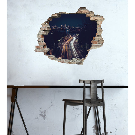 3D-Effekt - Straßenlichter Wohnbeispiel