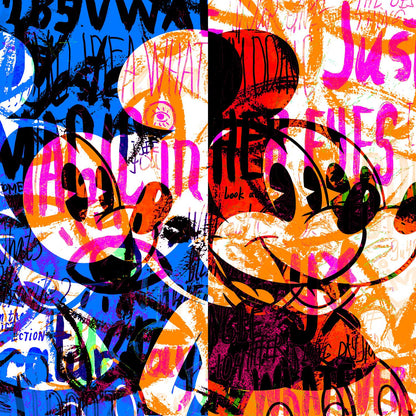 Acrylglasbild - Colorful Mickey II Artikelbild