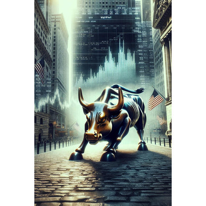 Acrylglasbild - Bull Börse
