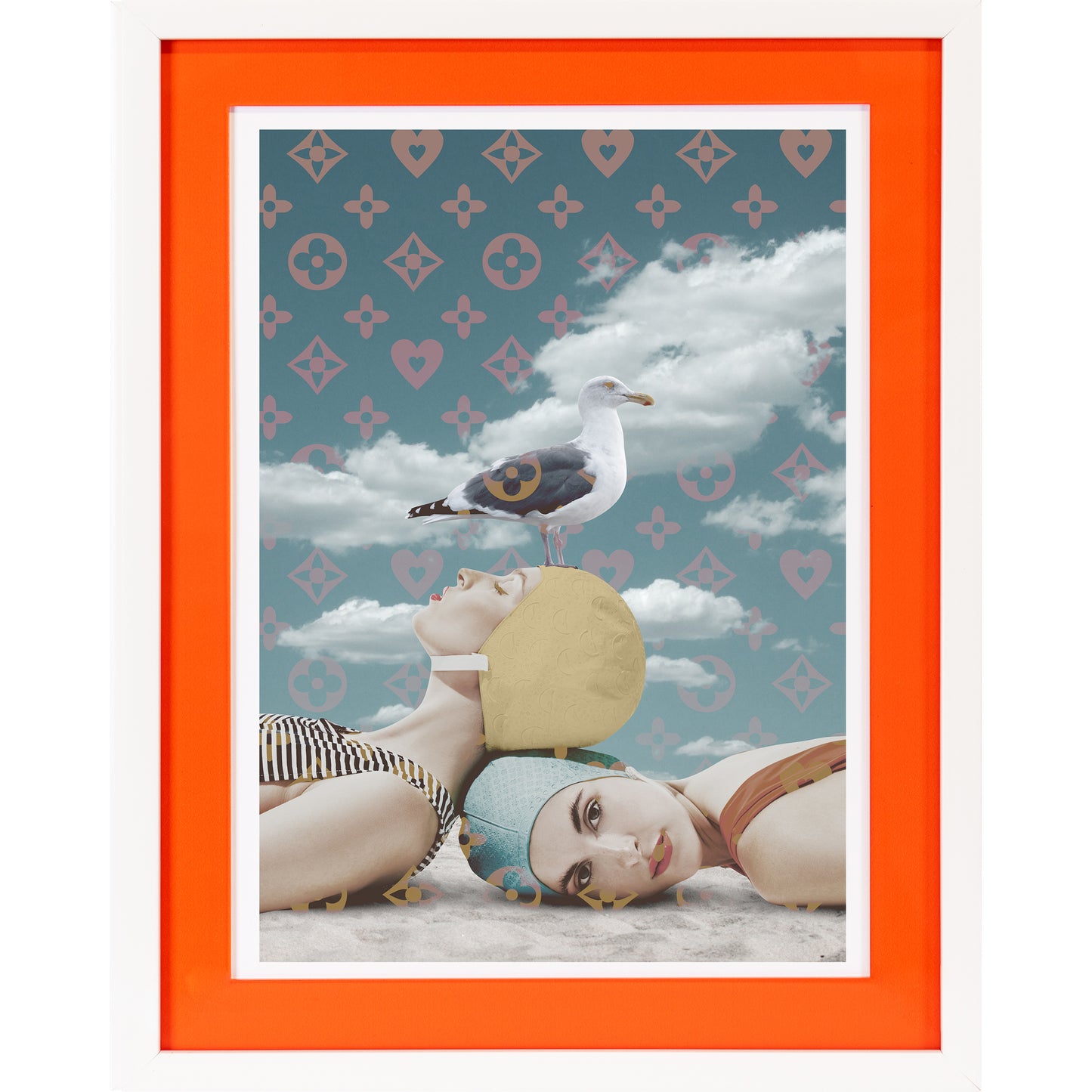 Tableau encadré avec passe-partout en acrylique - Luxe