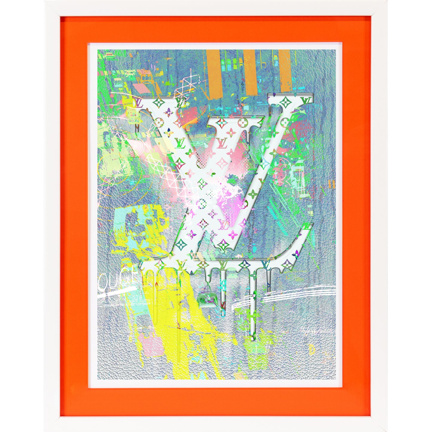 Framed picture with acrylic passepartout - Luxury Brand