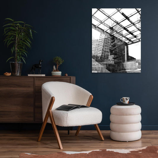 Aluminiumbild - Glass Buildings