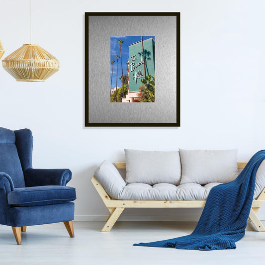 Rahmenbild mit Alupassepartout - The Beverly Hills