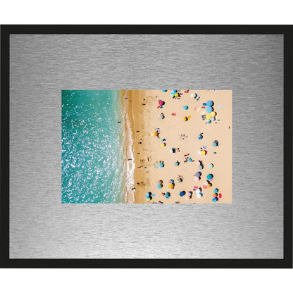 Rahmenbild mit Alupassepartout - Sunny Day Aerial View