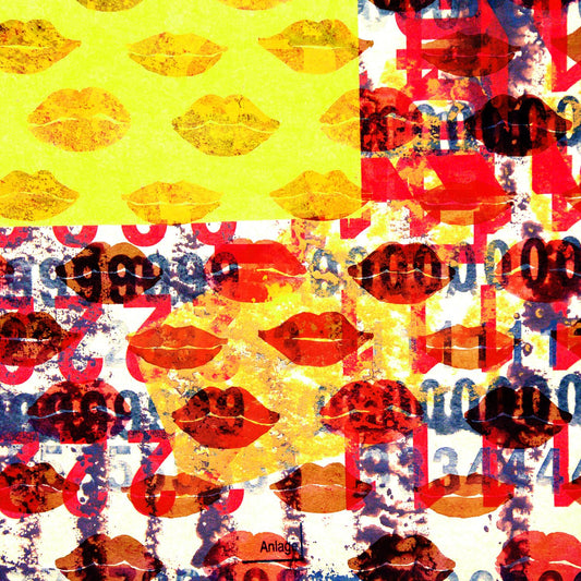 Leinwandbild - Red Lips