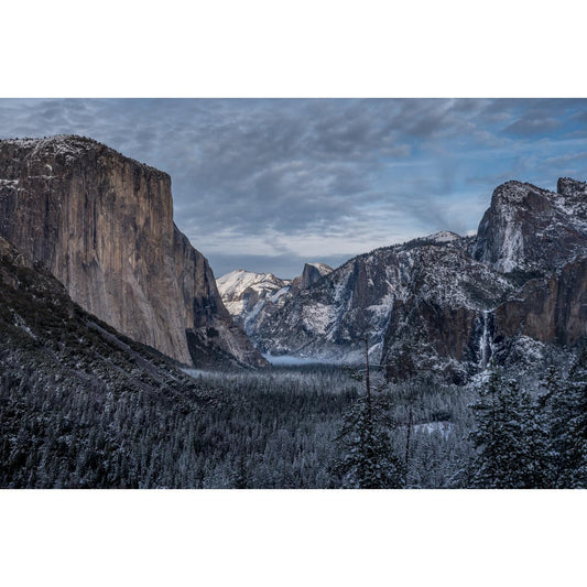 Acrylglasbild - YOSEMITE-TUNNEL VIEW AFTRE SNOWSTORM 2