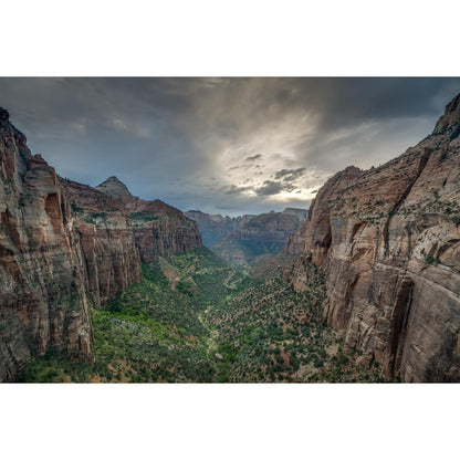 Acrylglasbild - ZION VALLEY 1