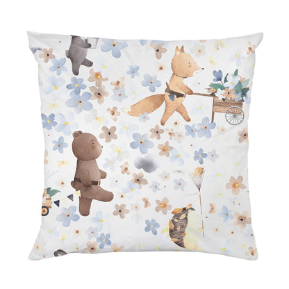 Taie d'oreiller - Petits animaux affairés