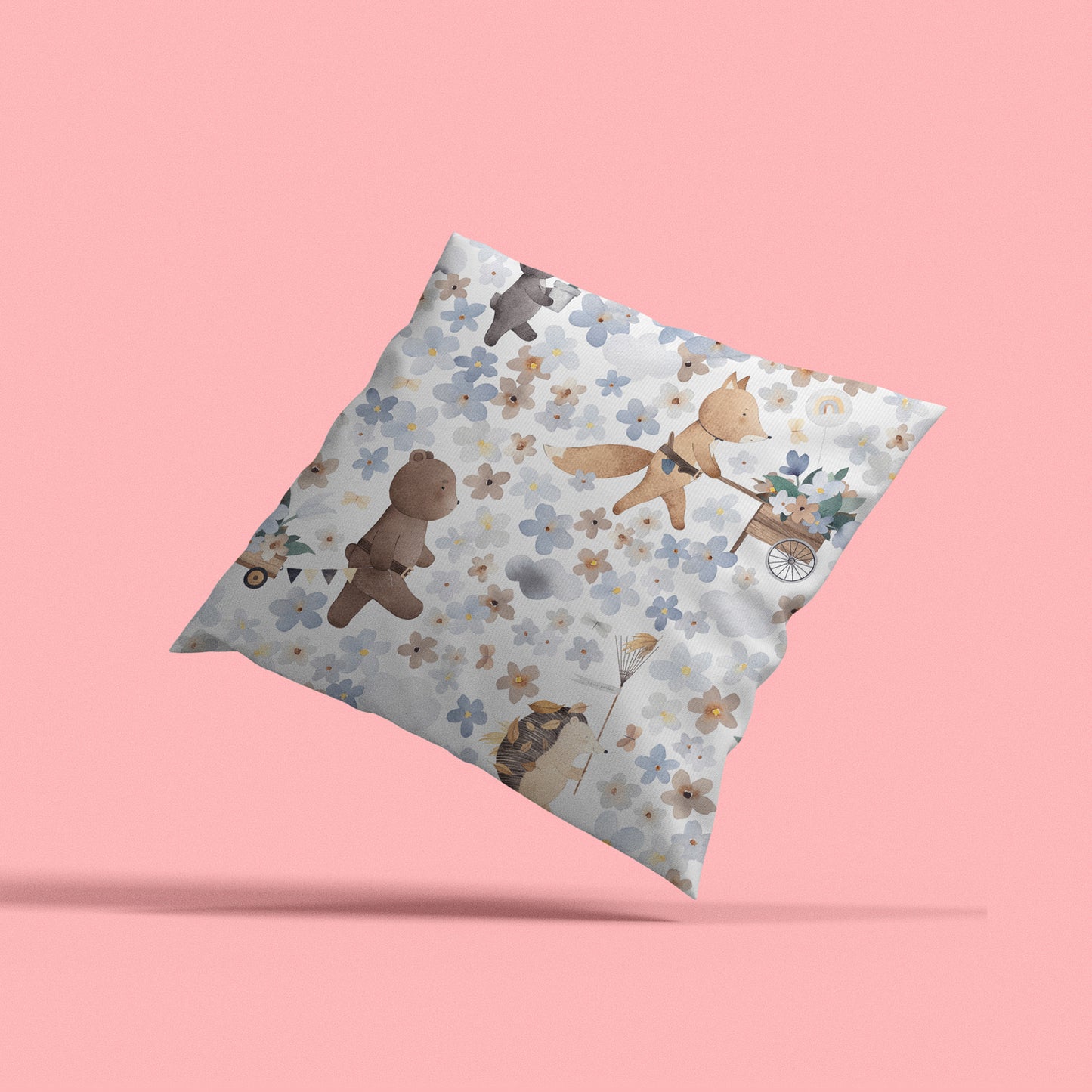 Taie d'oreiller - Petits animaux affairés