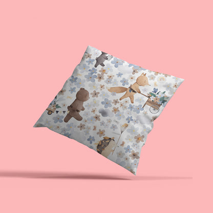 Taie d'oreiller - Petits animaux affairés