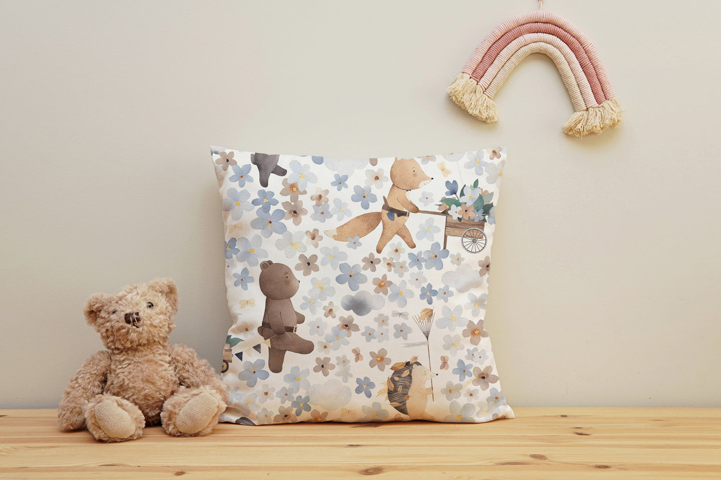 Taie d'oreiller - Petits animaux affairés