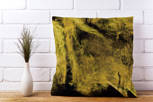 Kissenbezug - Gold und Schwarz