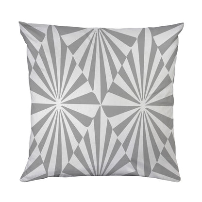 Kissenbezug - Grau und Weiß Muster