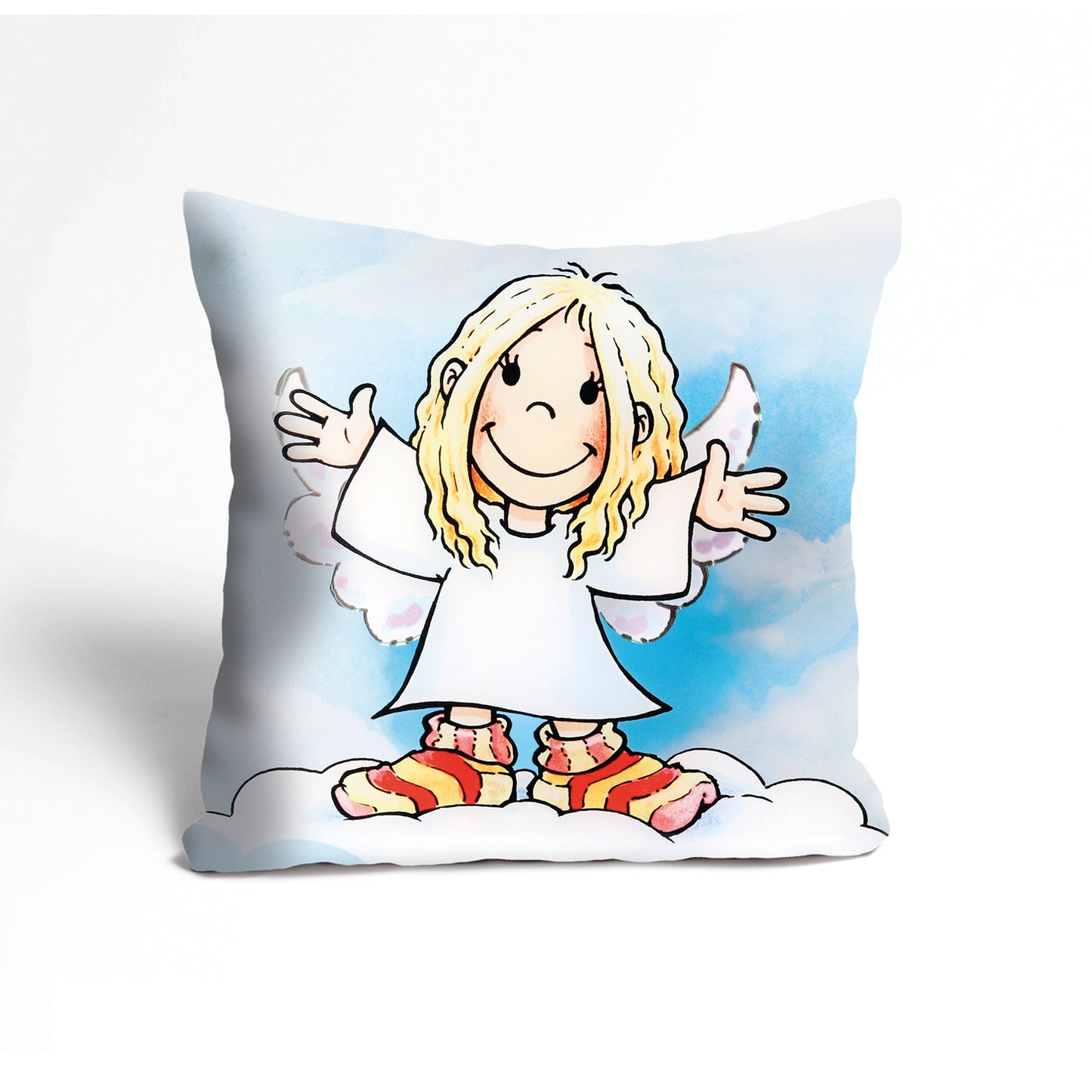 Kissenbezug - Schutzengel Blau