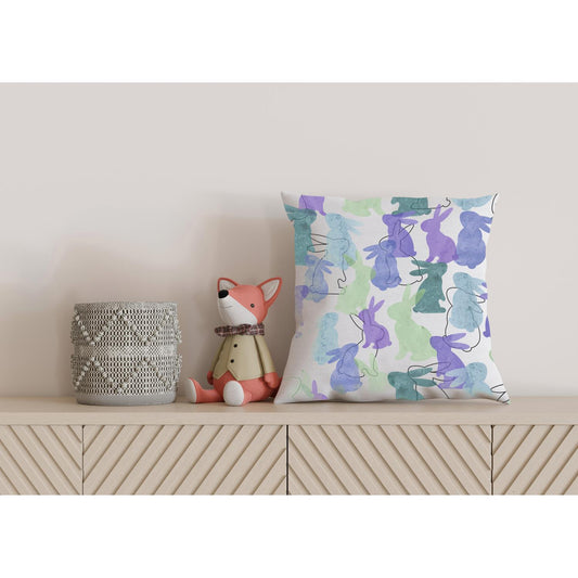 Kissenbezug - Bunte Hasen