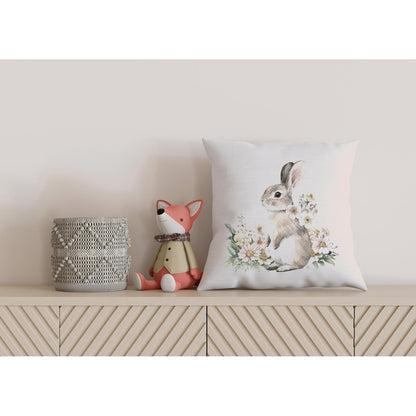 Kissenbezug - Blumenhase