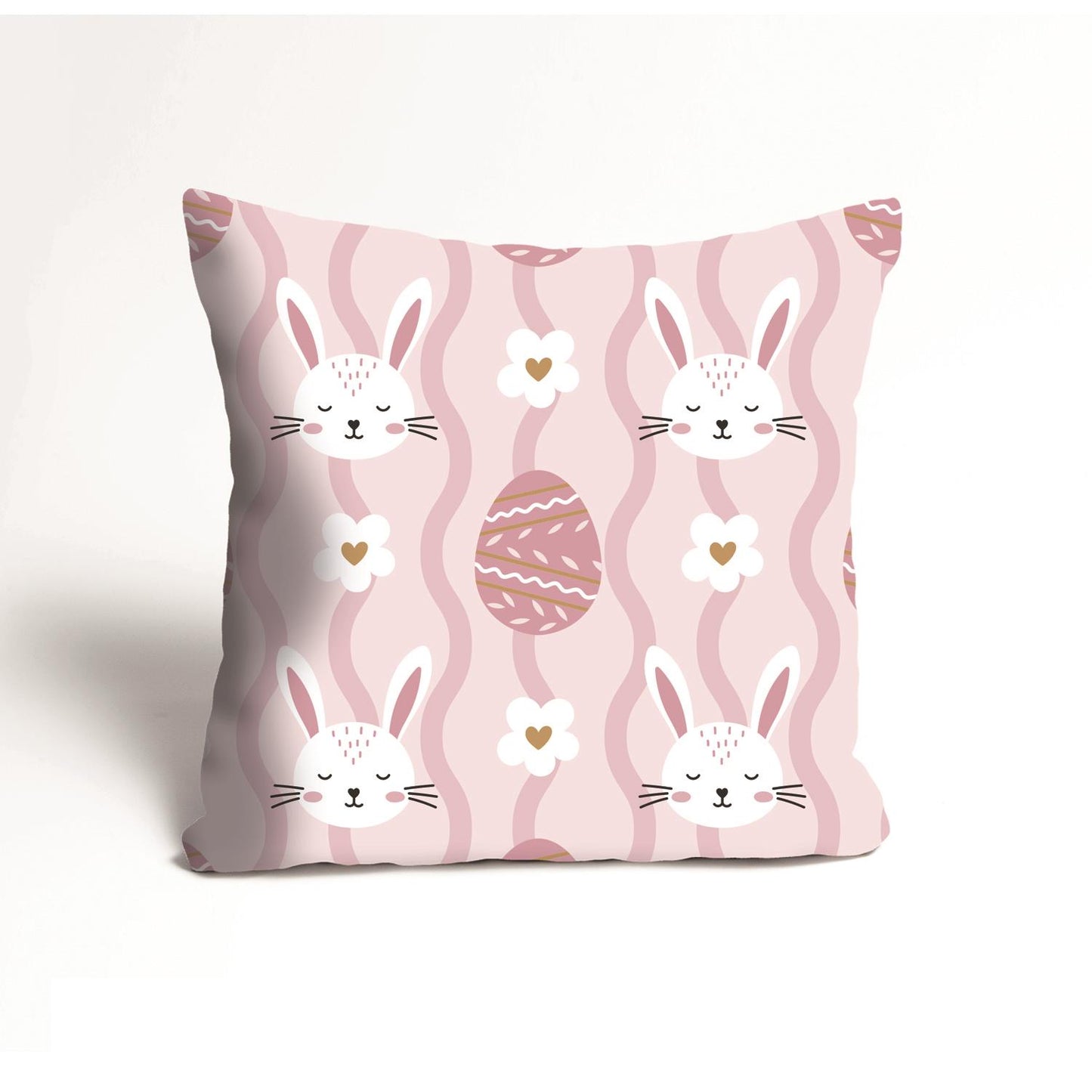 Kissenbezug - Hasen und Osterei