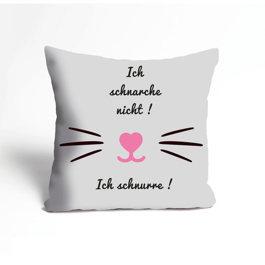 Kissenbezug - Ich schnarche nicht, ich schnurre