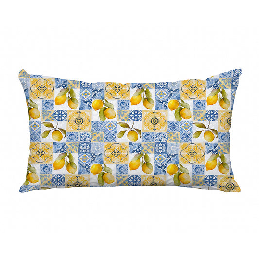 Outdoor Kissenbezug - Zitronen Kacheln
