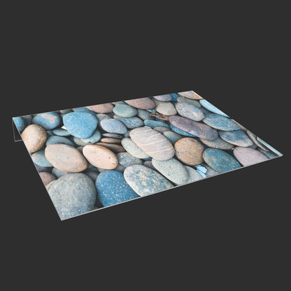 Lichtschachtabdeckung – Kieselsteine