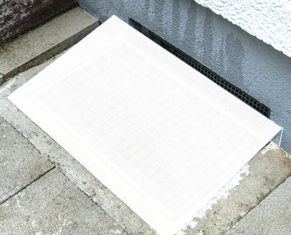 Lichtschachtabdeckung – Weiß