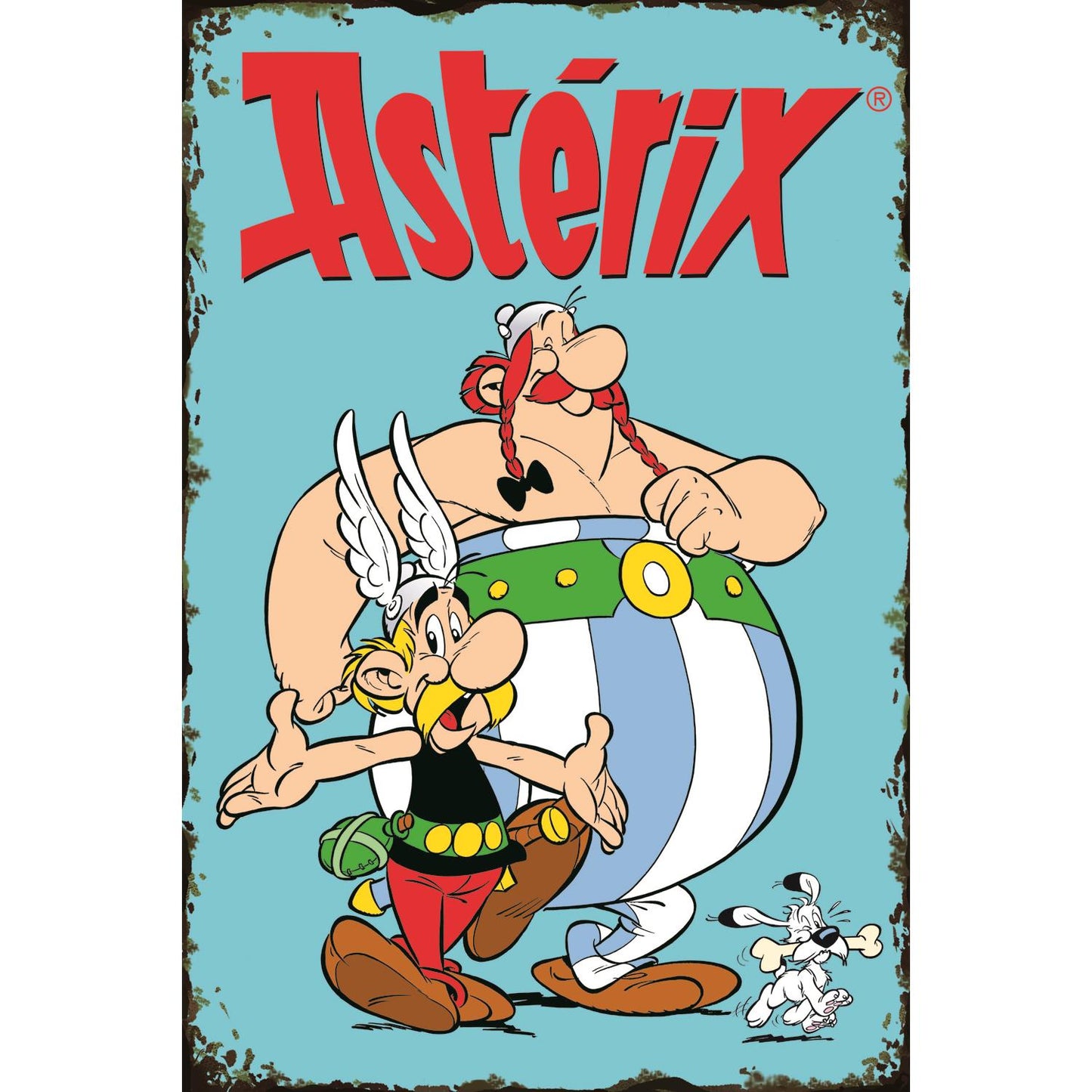 Blechschild - Asterix und Obelix 1