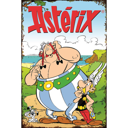Blechschild - Asterix und Obelix 2