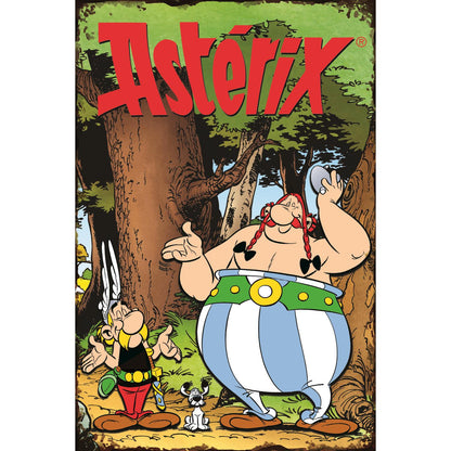 Blechschild - Asterix und Obelix 4
