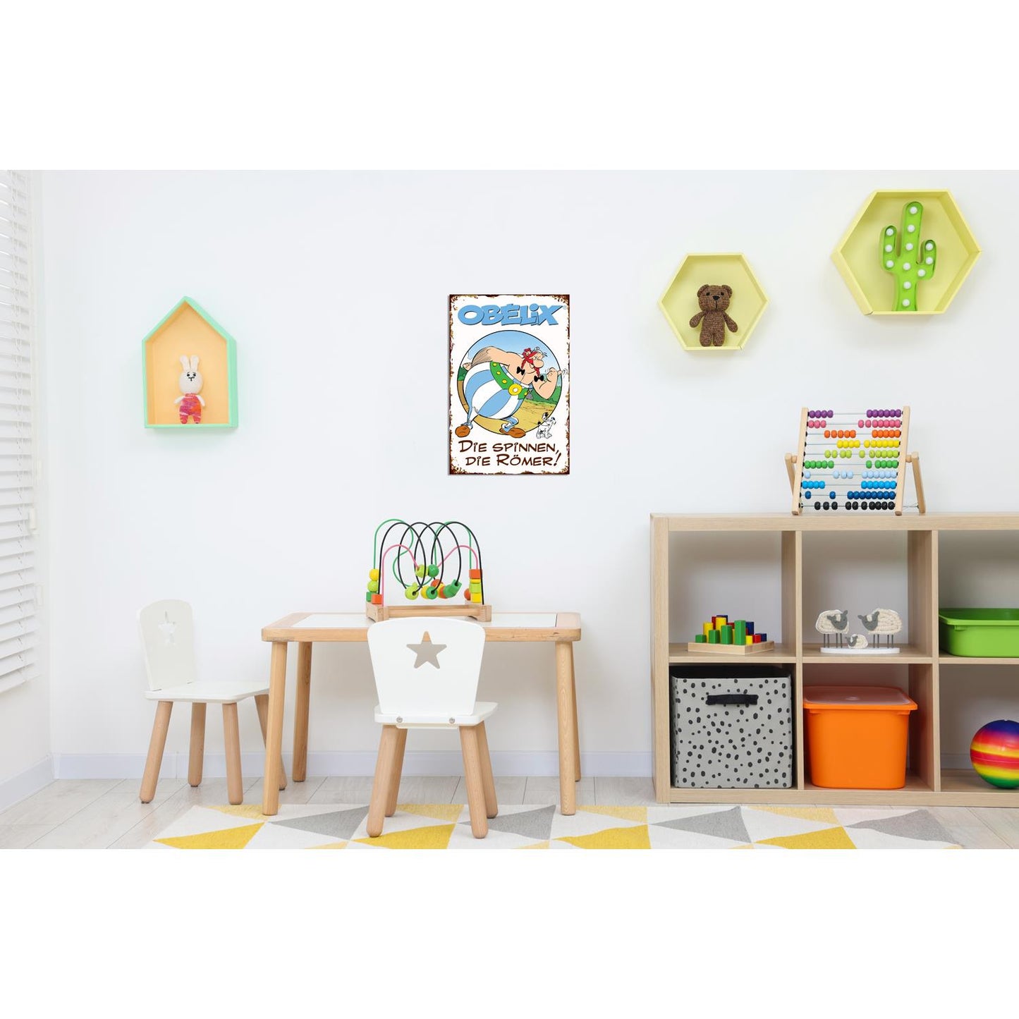 Blechschild - Die spinnen, die Römer! Obelix