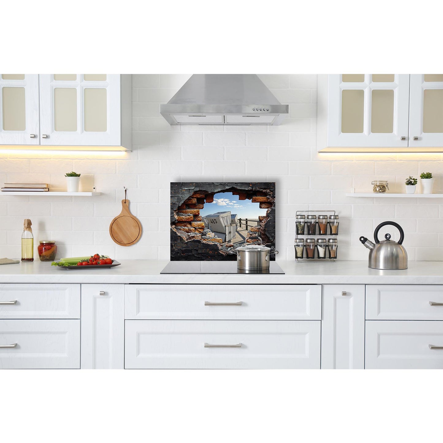 Spritzschutz - 487 Strandkorb