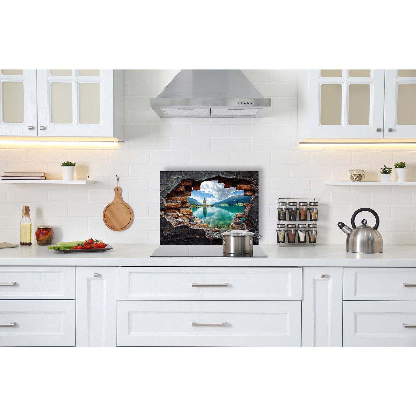 Spritzschutz - Himmelblauer See