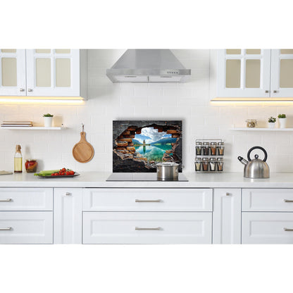 Spritzschutz - Himmelblauer See