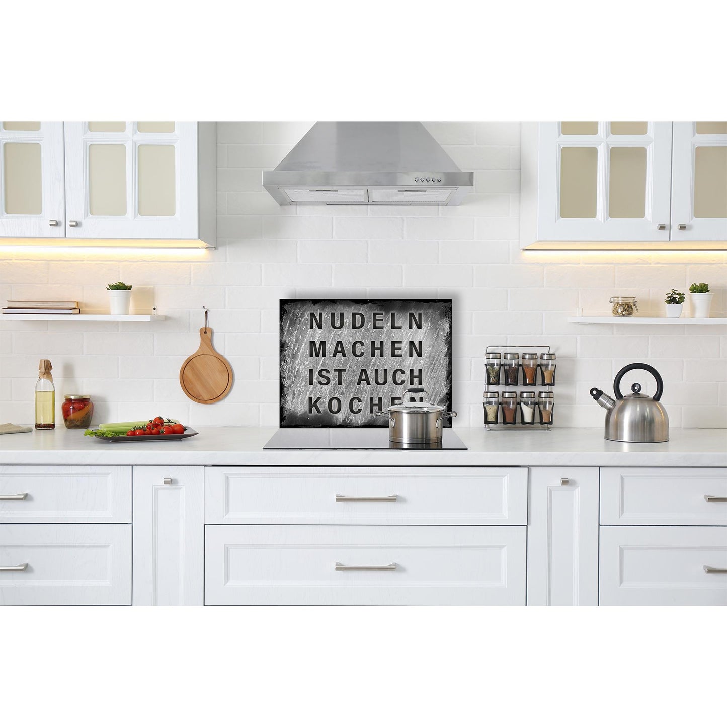 Spritzschutz - Nudeln machen ist auch kochen