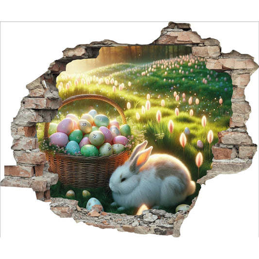 3D Wandtattoo - Fantasy Osterhase