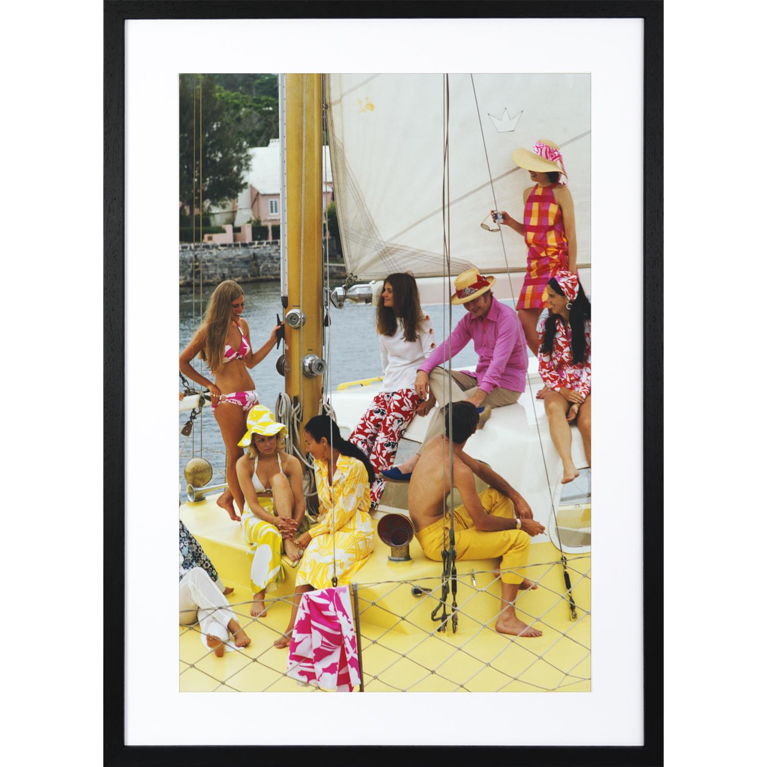 Slim Aarons - Colourful Crew Detail