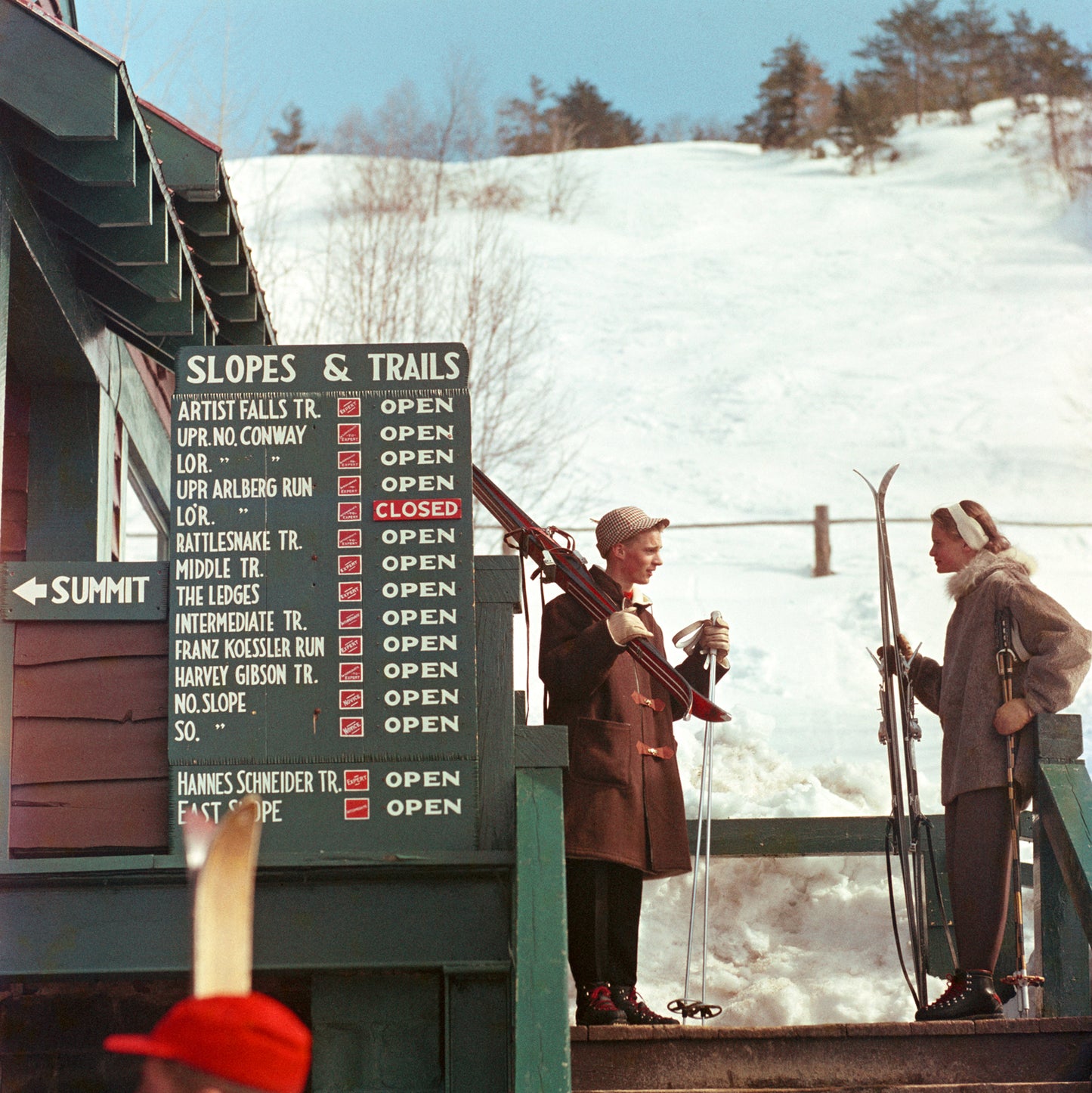 Slim Aarons - Skiing At Cranmore Mountain