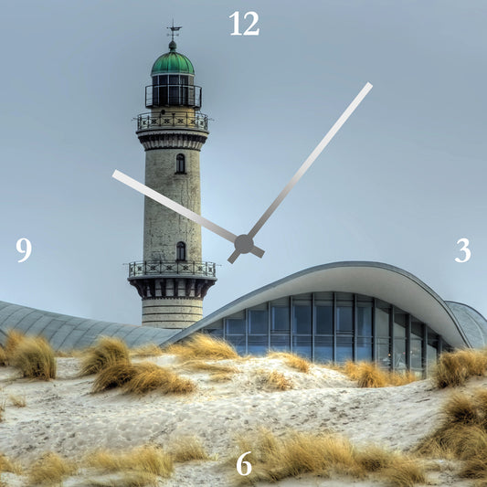 Warnemünde Acrylglas-Uhr